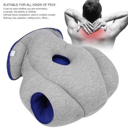 Varme Rejsepuder Memory Foam Struds U-formede Rejsepuder Nakkestøtte Kompatibel med Kontor og Rejse