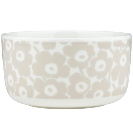 Marimekko Pikkuinen Unikko skål 5 dl, vit/beige | Dukning & Servering > Skålar > Skål | Bagaren och Kocken