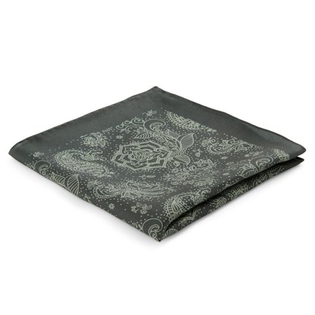 Jedwabna poszetka Bernie Boho dla mężczyzn - Wzorzyste poszetki