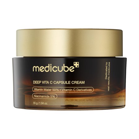 MEDICUBE Viso DEEP - Deep Vita C Capsule Cream 55g - Crema giorno antimacchie