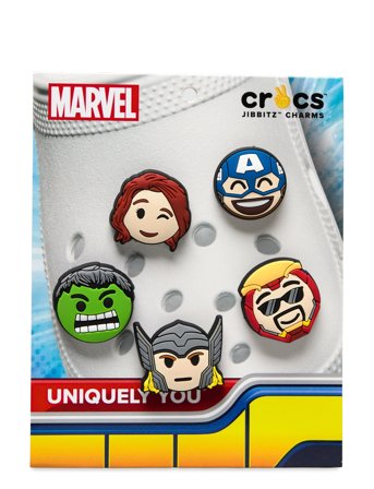 Avengers Emojis 5 Pack Patterned Crocs