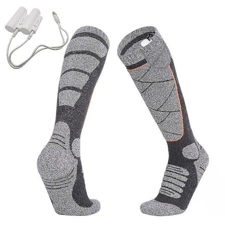 Lämmitettävät sukat kaukosäätimellä, sähköiset lämpösukat, ladattava akku, talvisukat miehille ja naisille, ulkoiluun, pyöräilyyn, hiihtoon