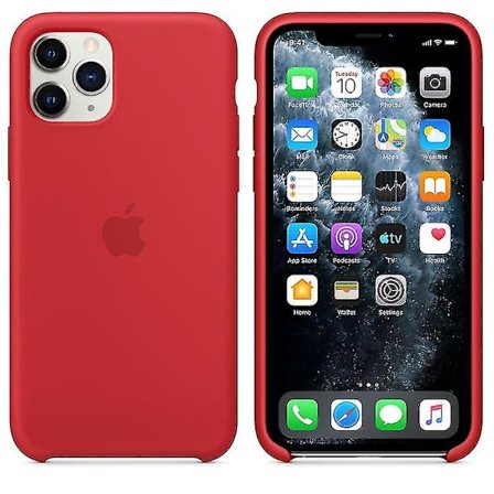 Apple Silicone Microfiber Cover Case Till Iphone 11 Pro - Furugrön