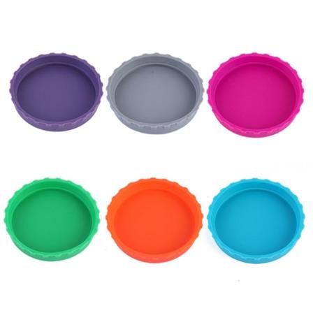 6st silikonläskburklock burköverdrag Återanvändbara