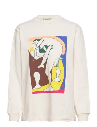 W. Luring Movement Ls Sweat-shirt Genser Creme HOLZWEILER