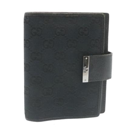 Gucci Vintage Pre-owned Agenda Cover Sort, Dame Vintage Accessories, Størrelse: ONE Size