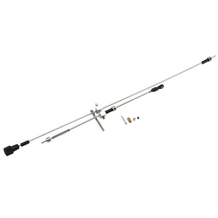 Opgraderet bremse gasspjæld linkage bremsegrebsæt til 1/5 skala Hpi Rovan Baja 5b 5t 5sc Km Rc bil Pa