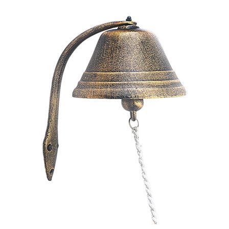 Kunstneriske utendørs metallklokker for hageportdekorasjon, værbestandig