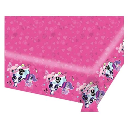 Littlest Pet Shop Plastik Bordsduk One Size Rosa