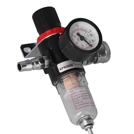 HURRISE Fugtfilter til luftkompressor, olie- og vandseparatorregulator, DIY luftkompressor