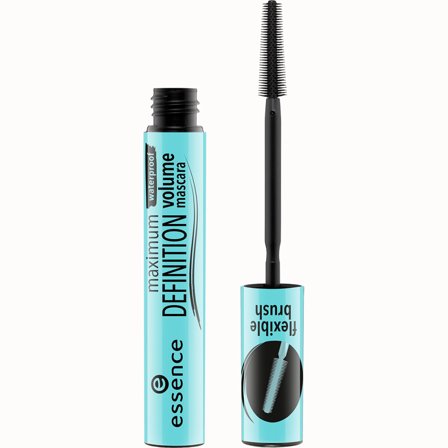 essence MAXIMUM DEFINITION mascara occhi resistente all'acqua 8ml - Mascara