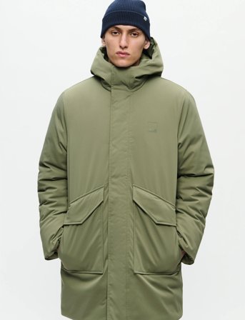 WOOD WOOD Wwhanes Parka Coat 25256 - Green - S
