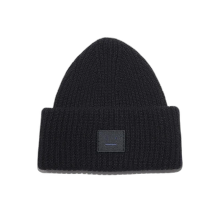 Svart ribbad mössa från Acne Studios