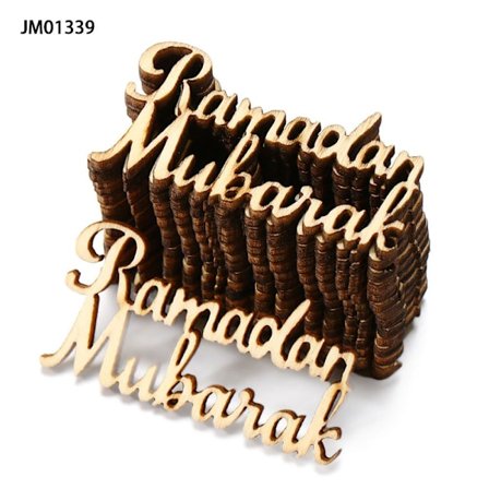 15 stk/sett Ramadan Kareem Dekorasjon Trepynt JM01339