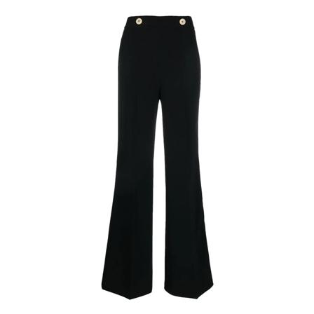 Pinko, Pinko 1000557624Z99 Sbozzare pantalon zwart Zwart, Dames, Maat:S,polyester