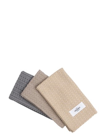 Kitchen Cloths 3 Pack Patterned The Organic Company
