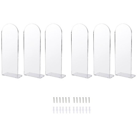 Flydende Sko Display Stativ - 6 Sko Hylde til Væggen - Sneaker Levitation Display Sko Væghylde