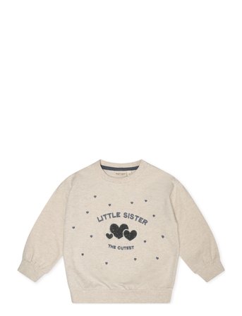 That's Mine Finley Little Sister Sweatshirt - Cream - 86