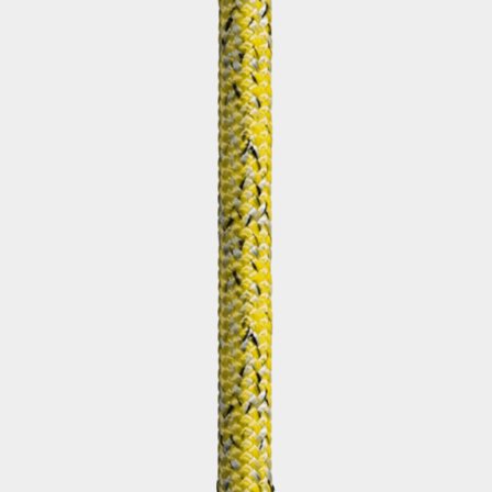 Rope by the metre Regatta Ropes Lyon, Haytex HT core, 32-plait polyester cover, yellow/white/black, Ø10 mm