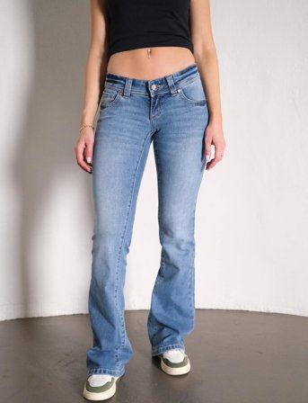 ABRAND 00 Super Low Kick Tall Liv Light Vintage Blue - Blue - 27