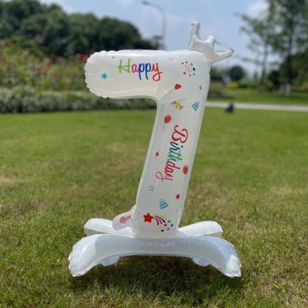 2st krona stående digital ballong NUMMER-7 NUMMER-7