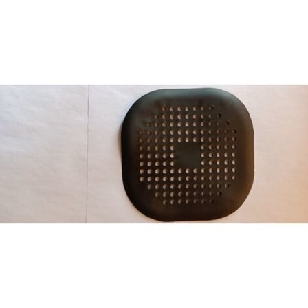 6 st svarta silikonavloppsskydd mot igensättning