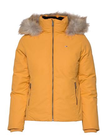 Tjw Hooded Down Jacket Yellow Tommy Jeans