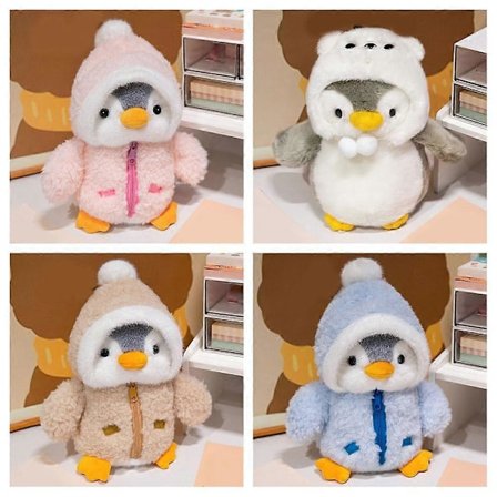 Søt Pingvin Dukke Liten Pingvin Plussjeleketøy