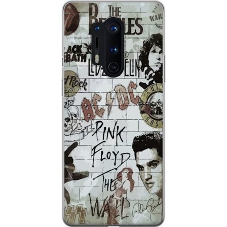 Kompatibel Mobilcover til OnePlus 8 Pro Rockband Klassisk Musik Koncert Guitar