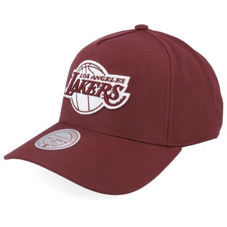 Mitchell & Ness - NBA Rouge adjustable Casquette - Los Angeles Lakers Fashion Pro Dark Purple A-Frame Adjustable @ Hatstore