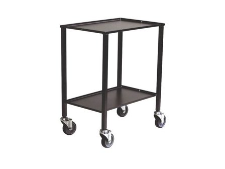 Rullbord 2 hyllplan Antracitgrå - Lyreco - Emballage och lagerutrustning - Lagerutrustning - Vagnar