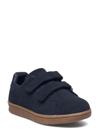 Shoe Velcro Low-top Sneakers Blå Petit By Sofie Schnoor