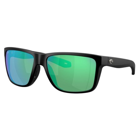 Costa Broadbill II Matte Black - Green Mirror 580G