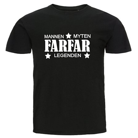 T-shirt - Farfar - Mannen, myten, legenden