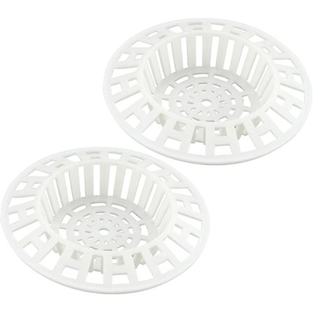 Diskho sil i plast, vit avloppshårfångare hårplugg hål plast lättvikt diskbänksfilter hårfälla fånga avfallsfilter