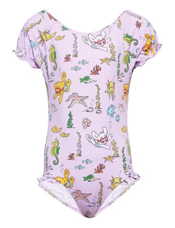 Swimsuit Short Sleave Bamse Un Badedragt Badetøj Multi/mønstret Lindex
