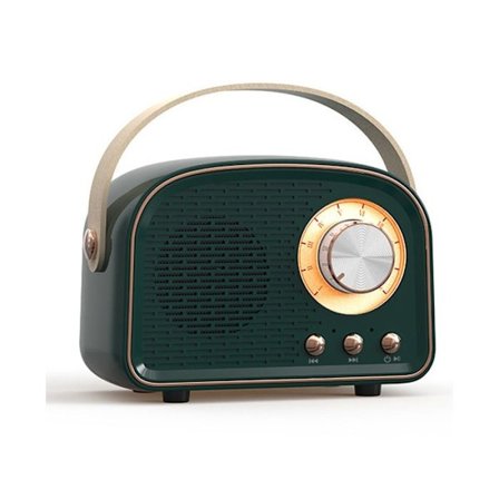 Retro Bluetooth-högtalare, trådlös vintage-högtalare, portabel trådlös Bluetooth-högtalare kompatibel med utomhusbruk, stöder