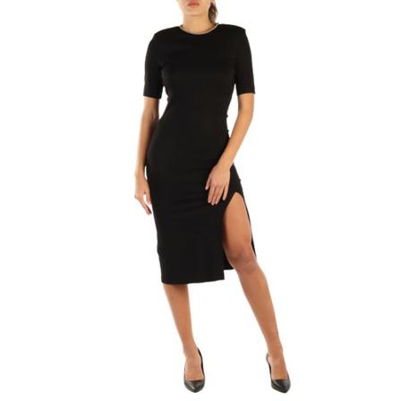 Just Cavalli Midi Kjole Sort, Dame