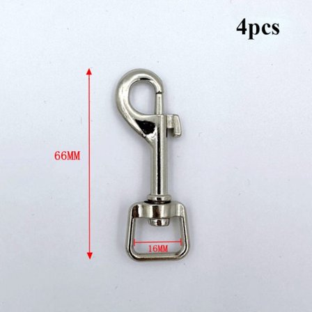 4kpl Snap Hook -kiristimet 66X16MM 66x16mm