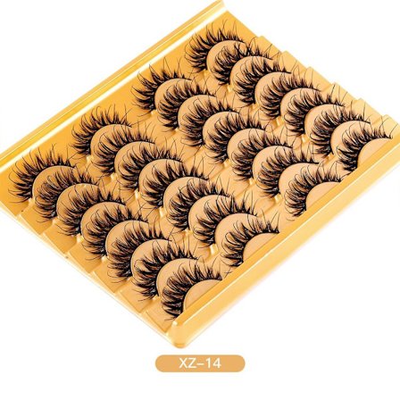 14 Par Lösögonfransar Mink Fransar XZ14 XZ14