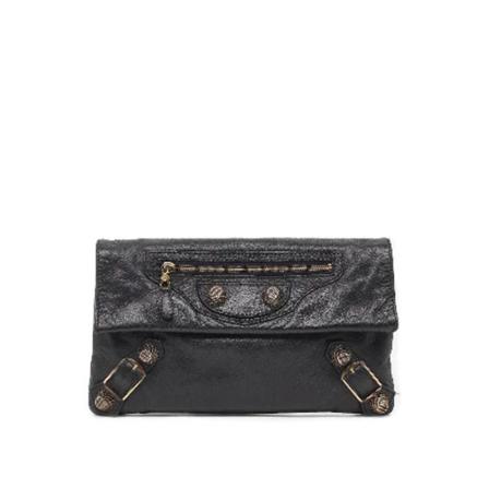 Balenciaga Vintage Pre-owned Clutches Sort, Dame Vintage Tasker, Størrelse: ONE Size