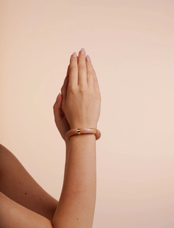 SNÖ of Sweden Becky Small Elastic Brace G/Pink - Onesize - Gold - ONE SIZE