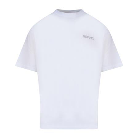 Marcelo Burlon, T-Shirt Cmaa 054C99Jer 001 Wit, Heren, Maat:L