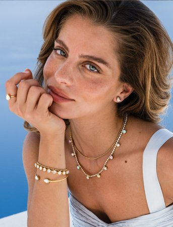 Caroline Svedbom Millie Necklace - Multi/patterned - ONE SIZE