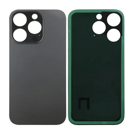 iPhone 14 Pro Baksida Glas - Svart