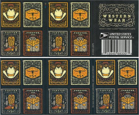 USA - Western Wear - Postfrisk hæfte