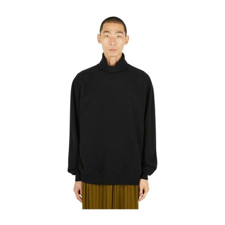 Issey Miyake Roll Neck Tröja svart, Herr, Herr, Storlek: ONE SIZE