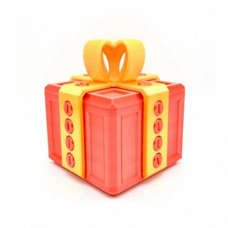 3D-printet Skruekasse Spøg - Sjov Julegaveæske med Skruer til Irriterende Spøgegaver