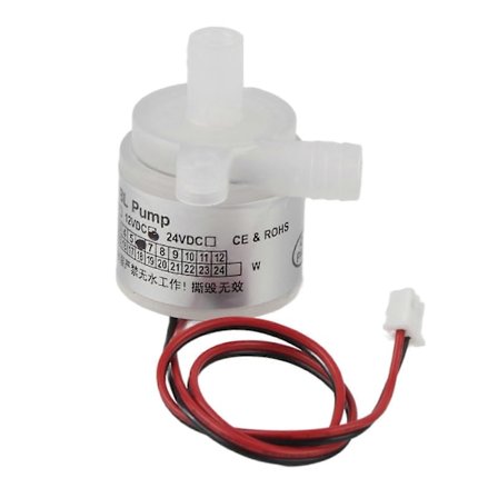 Børsteløs Vandpumpe, 1 stk. Hvid Mini DC Vandpumpe Vandpumpe Optimal Effektivitet