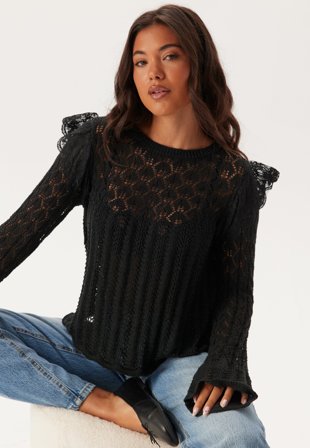 ONLY-Onlashley Ls O-neck Mix Knt-XL